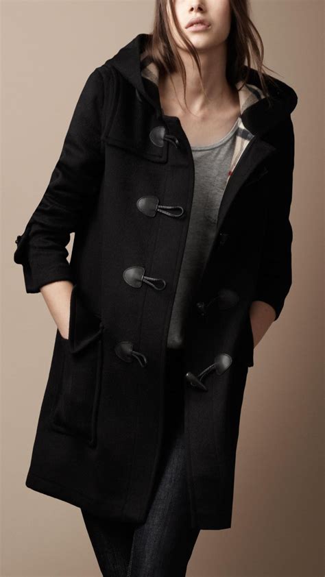 burberry brit wool coat duffle